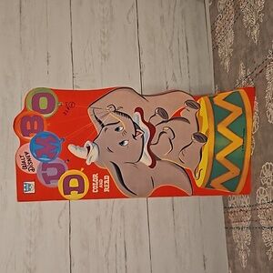 Vintage | 1972 Walt Disney's "Dumbo" Color & Read Book
